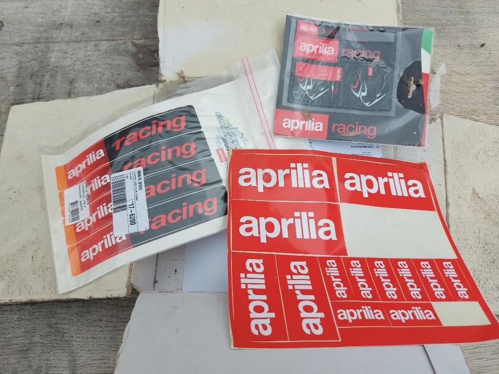 Aprilia stickers, Motoren, Ophalen of Verzenden