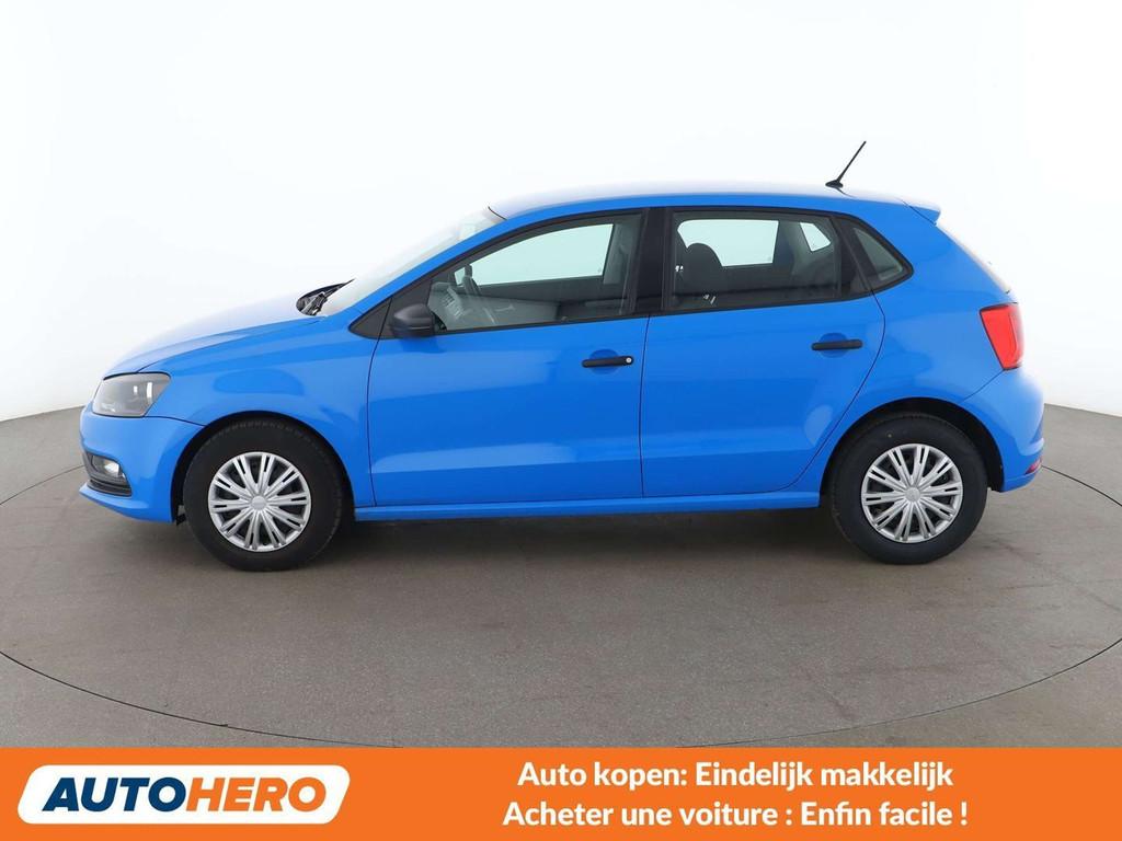 Volkswagen Polo 1.2 TSI Advance BlueMotion (bj 2016), Auto's, Voorwielaandrijving, Stof, Gebruikt, Zwart