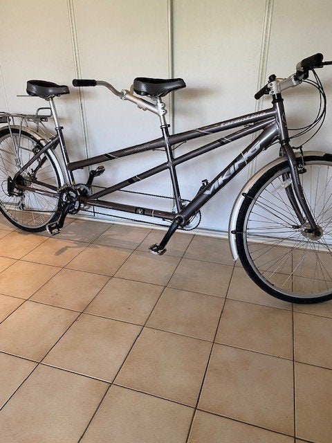 Vélo Tandem Viking Tarantino cadre alu état neuf, Enlèvement, Neuf, Plus de 20 vitesses