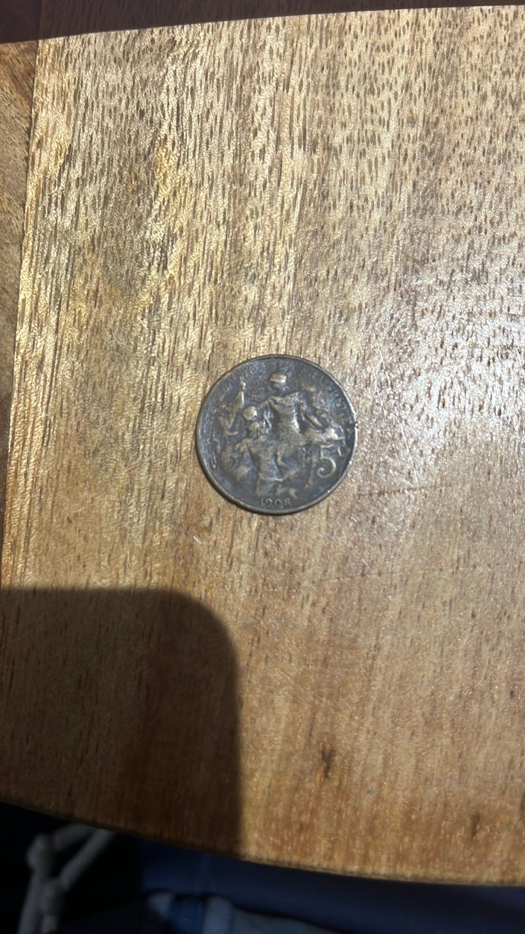 France 5 centimes 1908, Enlèvement ou Envoi