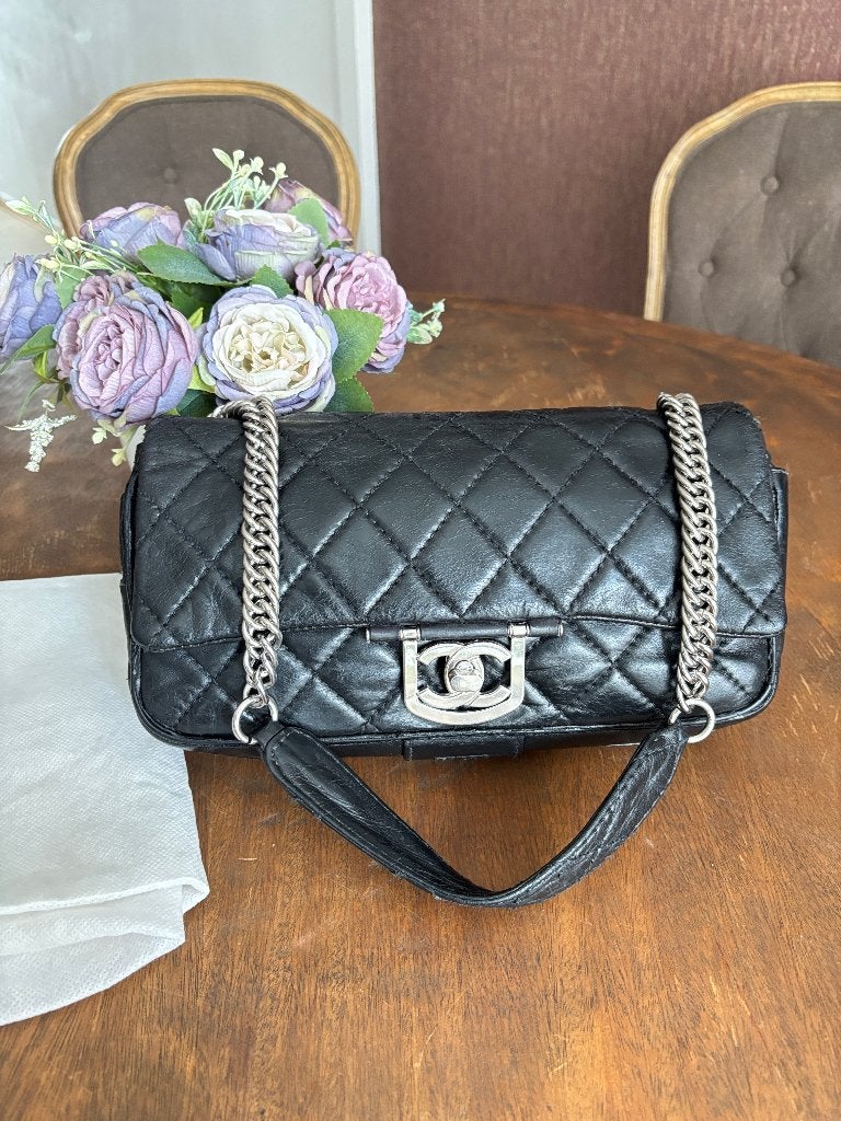 Chanel Cruise Collectie handtas 2008, Handtassen en Accessoires, Ophalen of Verzenden, Gebruikt, Zwart, Handtas