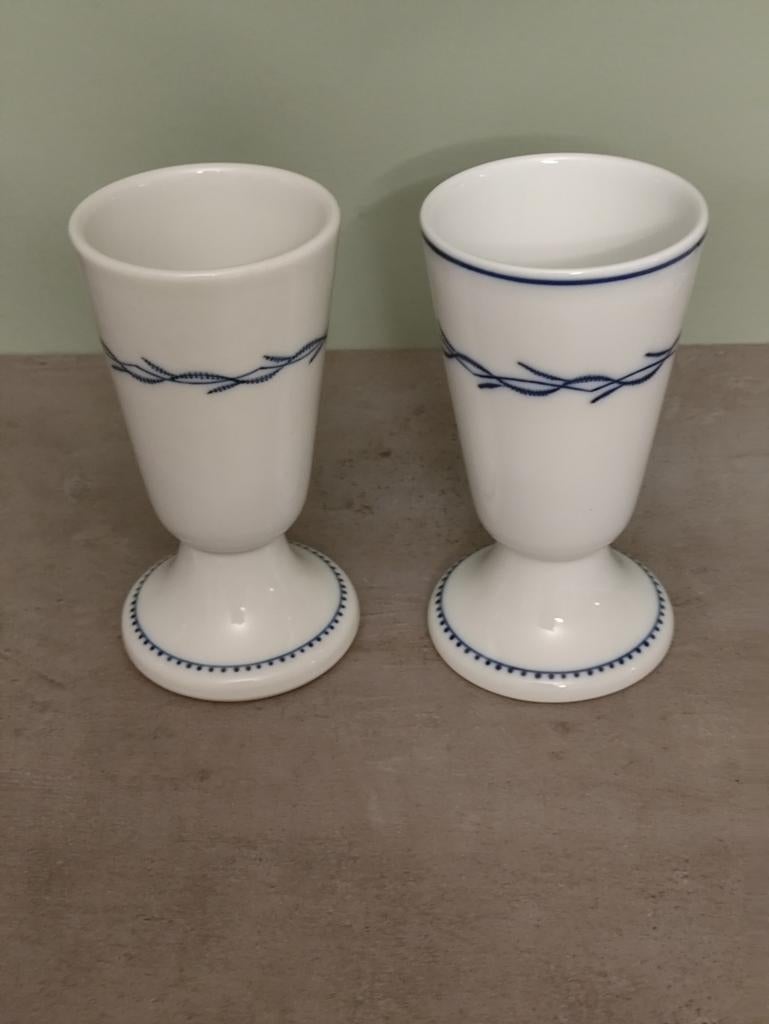 Lot van 2 bekers in Porcelaine d'Arras, Antiek en Kunst, Ophalen of Verzenden