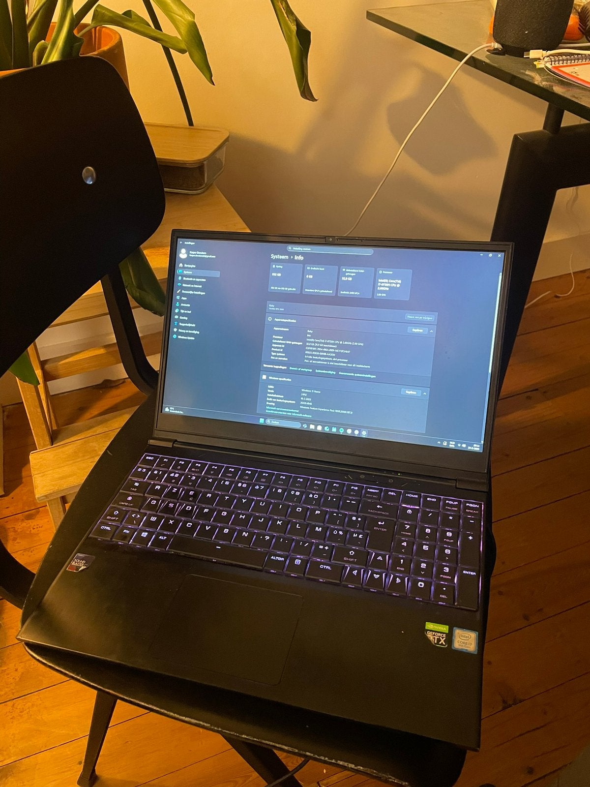 Krachtige Gaming Laptop -i7 - 32GB RAM - RTX 2060 - 1TB, Informatique & Logiciels, 32 GB, Enlèvement, Utilisé, Gaming