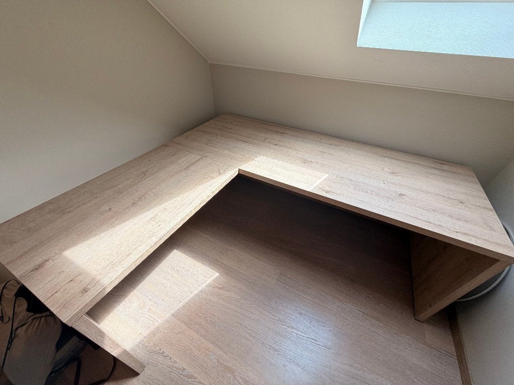 bureau, Maison & Meubles, Autres marques, Comme neuf, Gris, Bois
