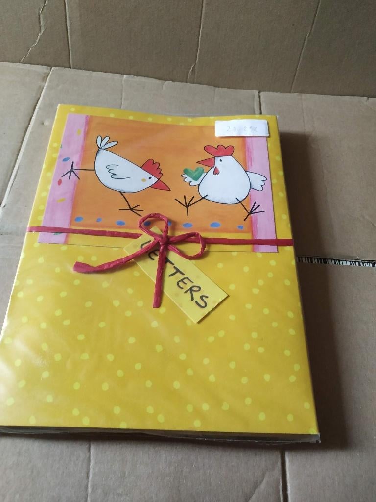 nieuw pak fantasie briefpapier20x kaartje3x envelop assortie, Diversen, Schrijfwaren, Ophalen of Verzenden, Nieuw