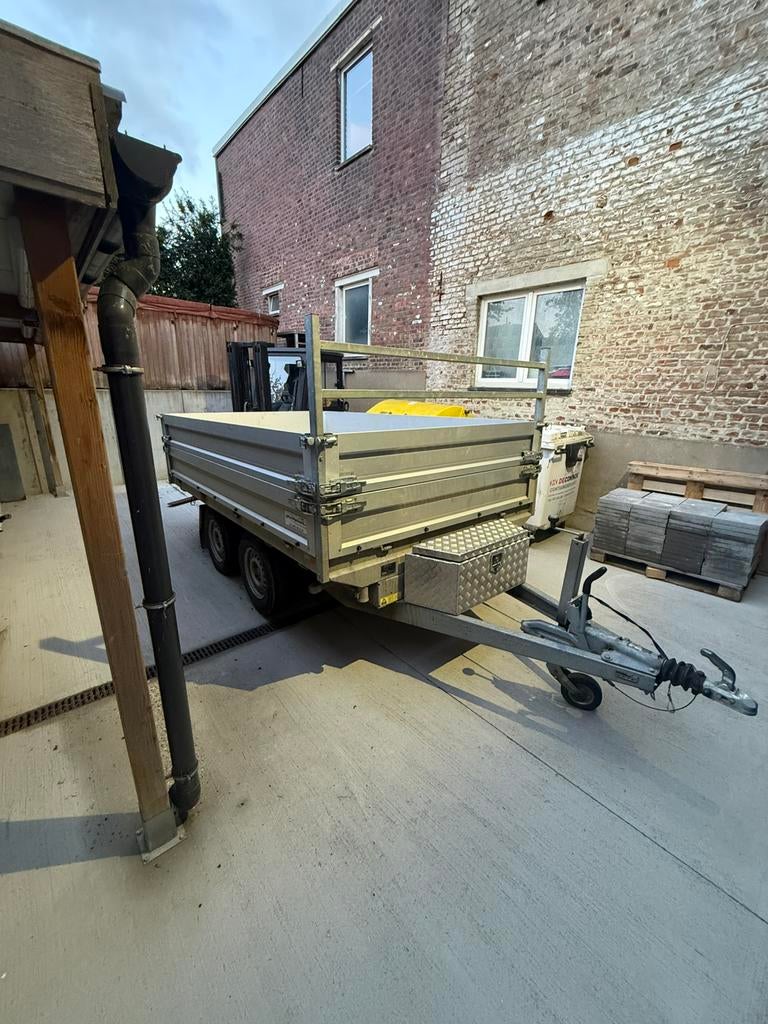 Aanhangwagen kipper Saris, Ophalen, Zo goed als nieuw