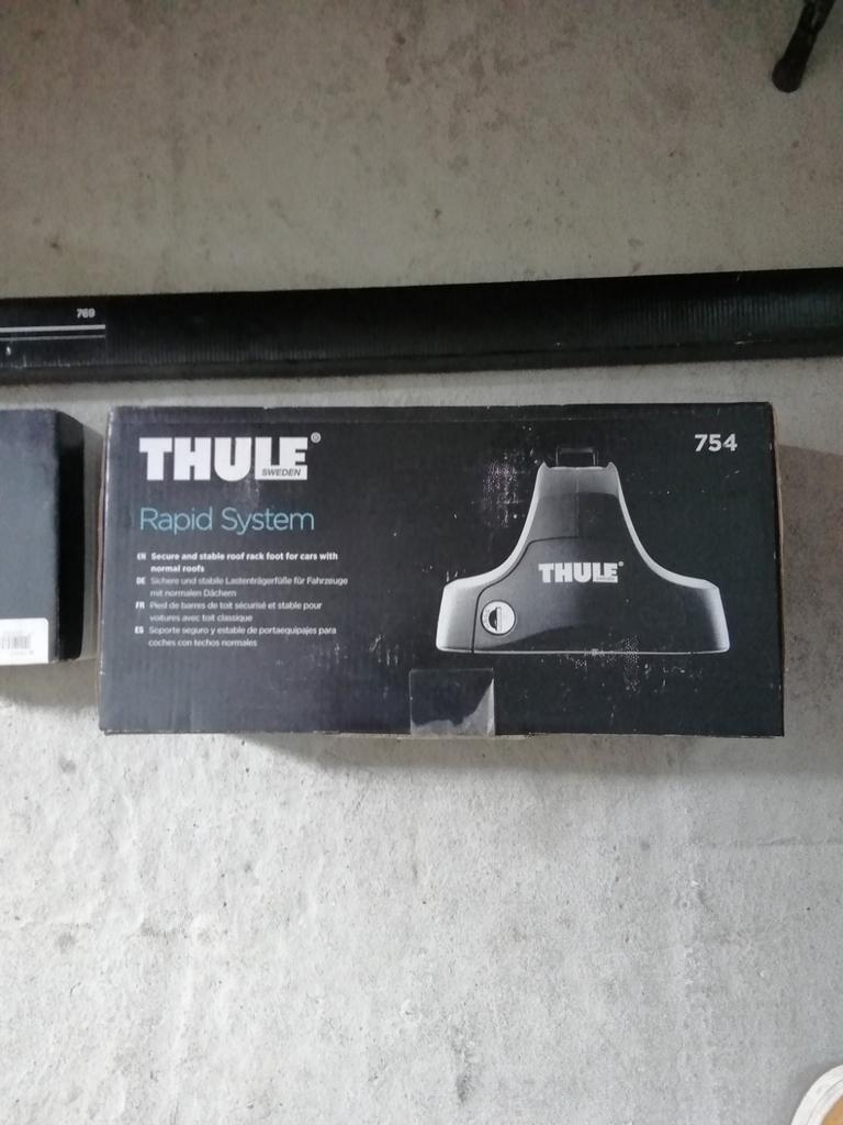 Thule dakdragers complete set. (Kia en Hyundai), Auto diversen, Dakdragers, Ophalen