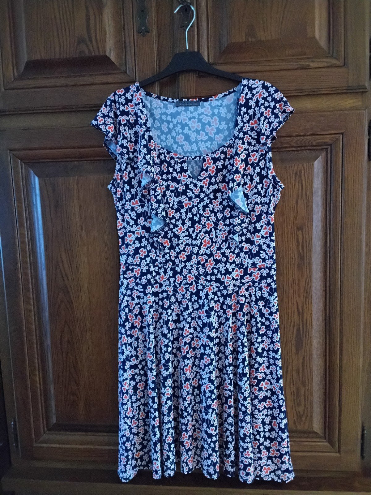 Mooi mouwloos zomerjurkje uit Cassis, Enlèvement, Comme neuf, Taille 46/48 (XL) ou plus grande, Blanc