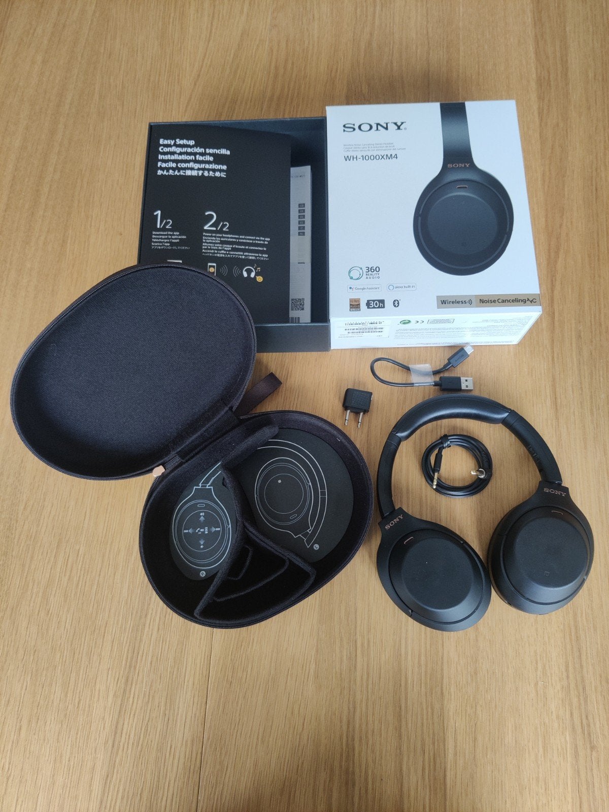 Sony WH-1000XM4, Enlèvement, Noir, Sony, Sans fil