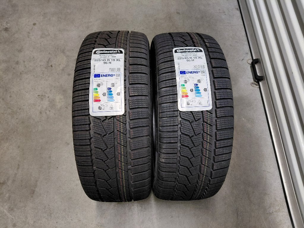 2 NIEUWE winterbanden 225/45-18 95H Continental RUN FLAT, Ophalen