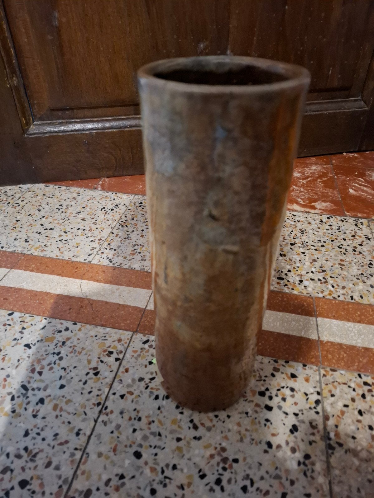 Grand vase vintage en grès émaillé JP Delsenne, Enlèvement ou Envoi