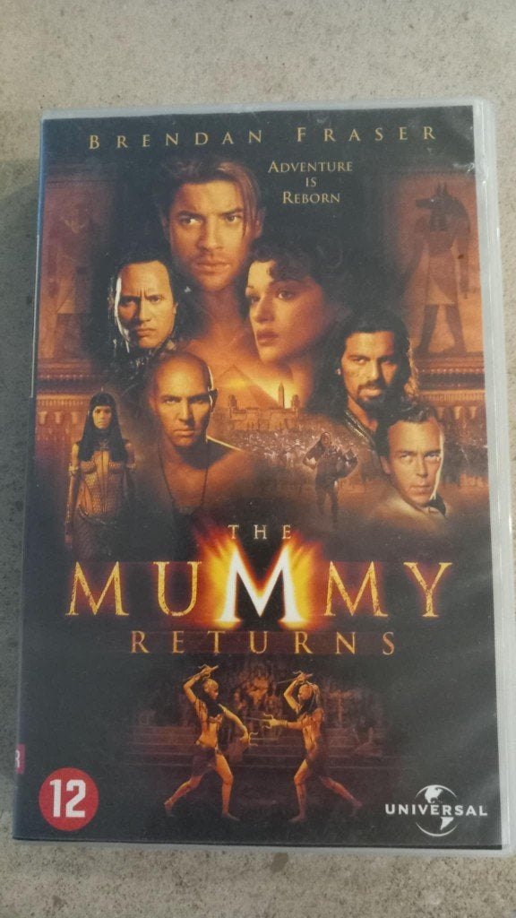 The mummy returns VHS, Vanaf 12 jaar, Ophalen of Verzenden, Zo goed als nieuw, Actie en Avontuur