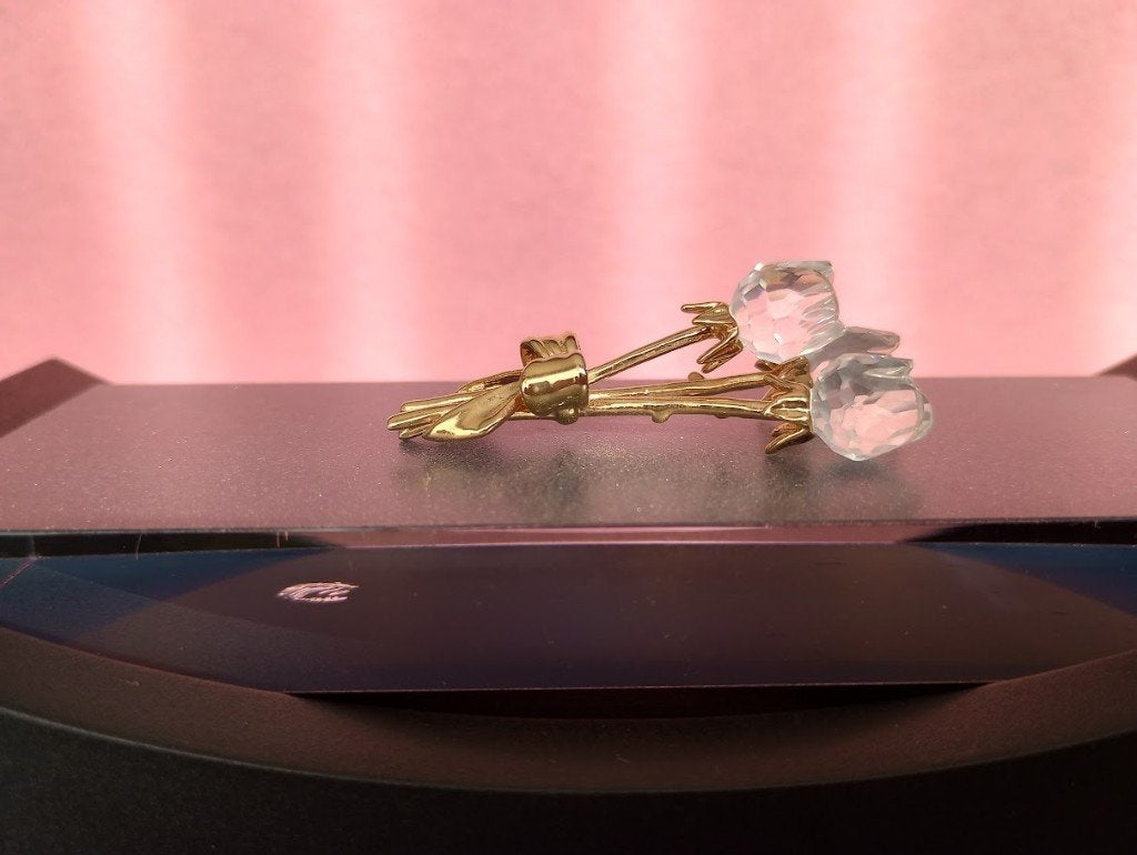 Swarovski Crystal Memories — Bouquet miniature dorée, Enlèvement ou Envoi, Neuf, Autres types