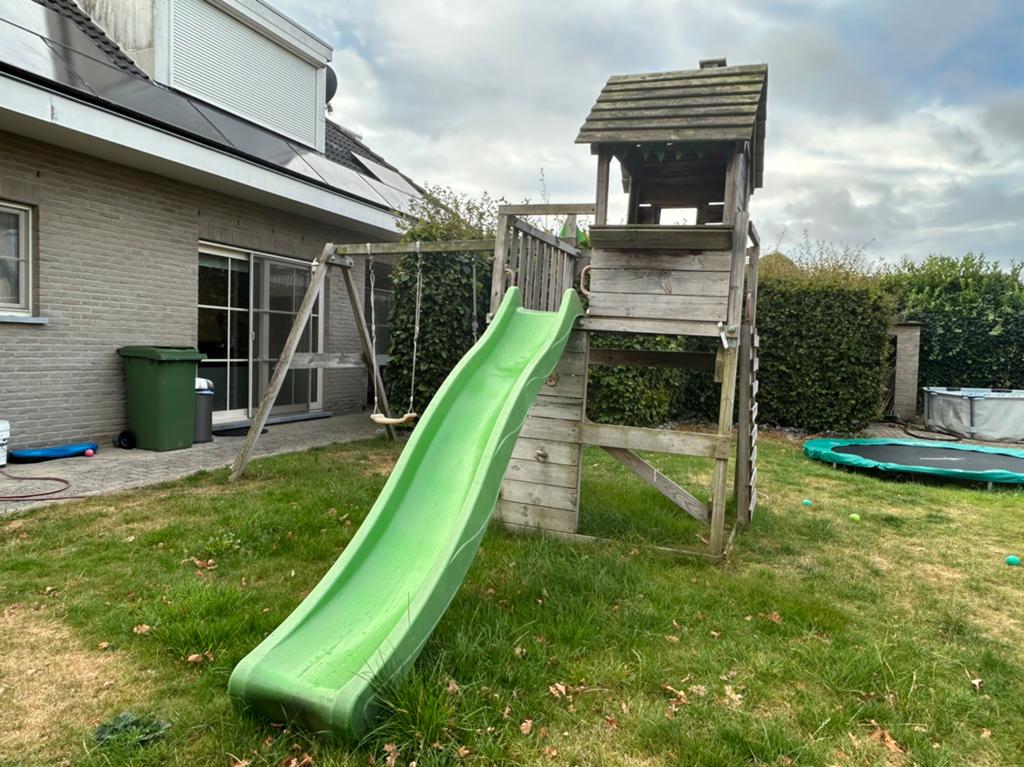 Gratis Speeltuin, Kinderen en Baby's, Speelgoed | Buiten | Speeltoestellen, Ophalen, Gebruikt, Schommel, Aanbouwonderdeel