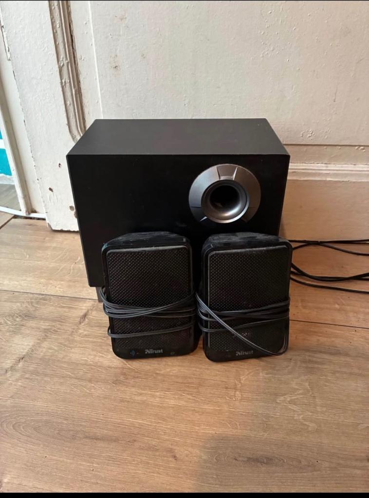 Enceinte trust, Ophalen, Zo goed als nieuw, Trust