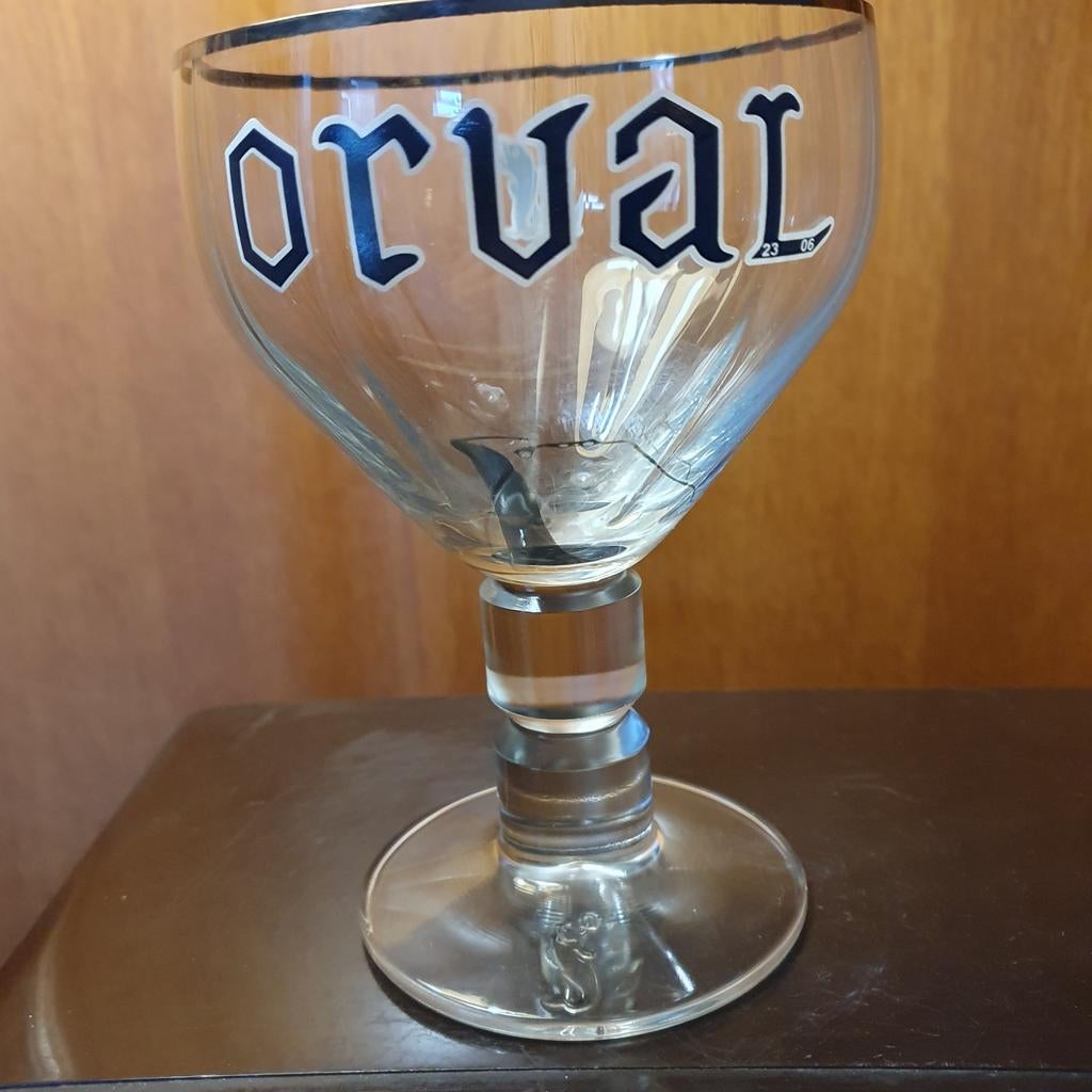 Orval glas, Verzamelen, Biermerken, Ophalen of Verzenden