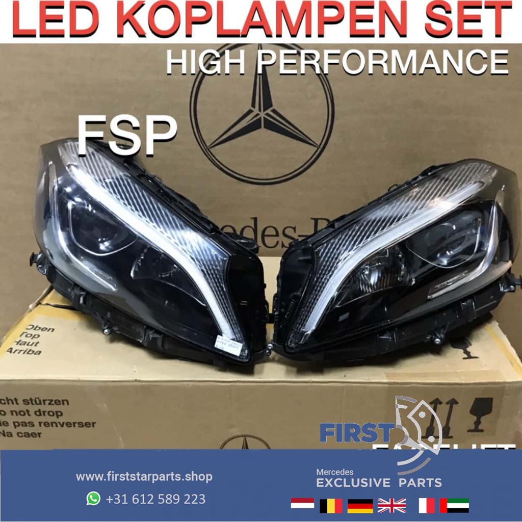 W176 A45 AMG FACELIFT koplamp SET links rechts ORIGINEEL Mer, Utilisé, -, -, Enlèvement ou Envoi