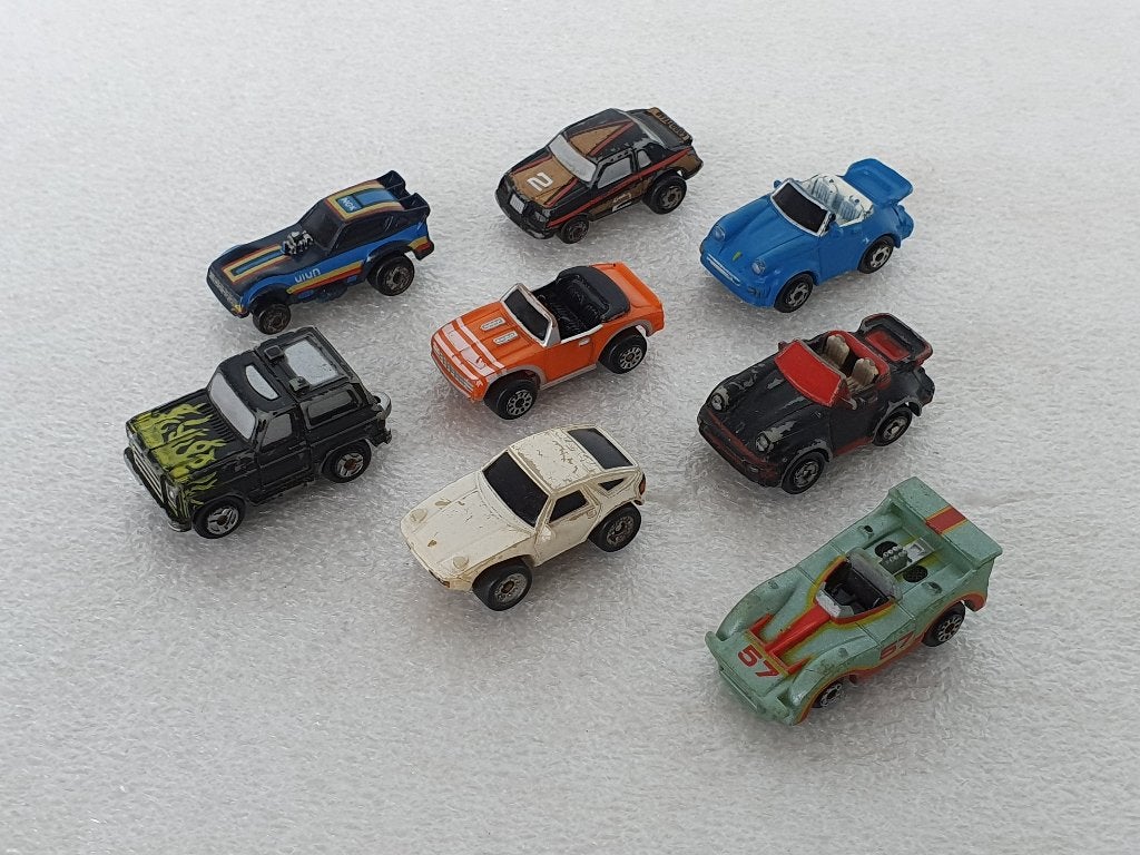 Lot van 8 Micro Machines voertuigen (Galoob), Ophalen of Verzenden, Gebruikt, Auto