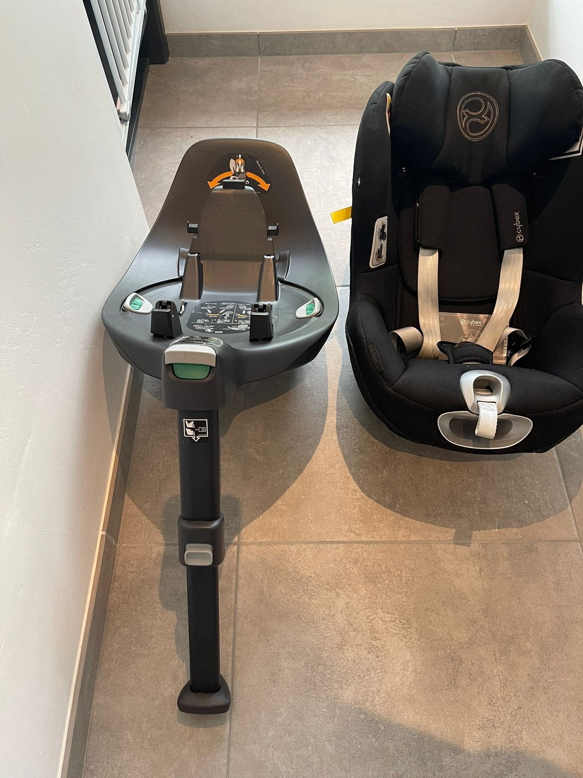 Cybex autostoel incl isofix basis, Gebruikt, 9 t/m 18 kg, Isofix, Slaapstand