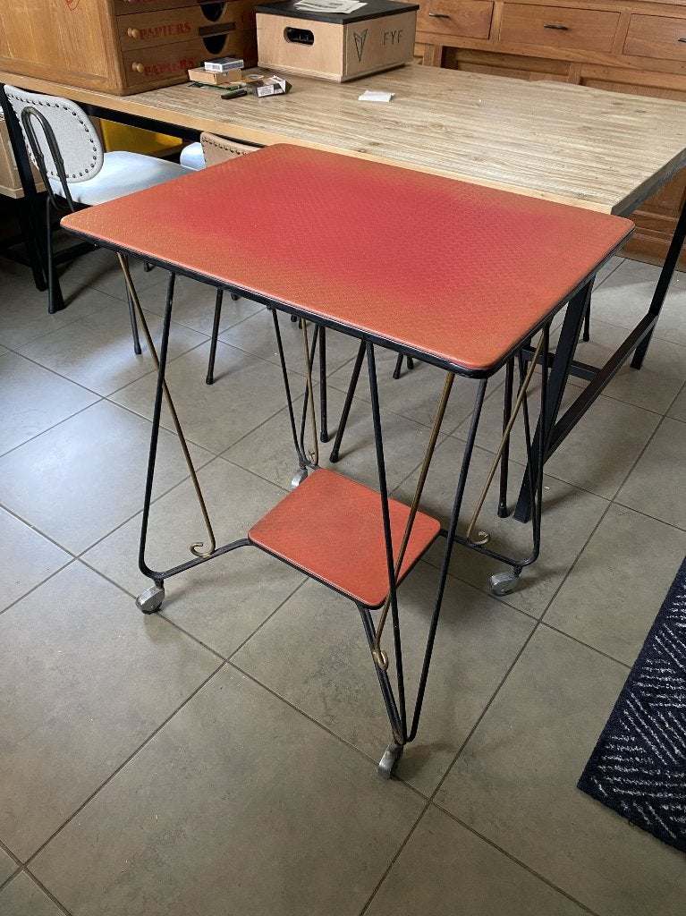 Vintage tv-tafel, Ophalen