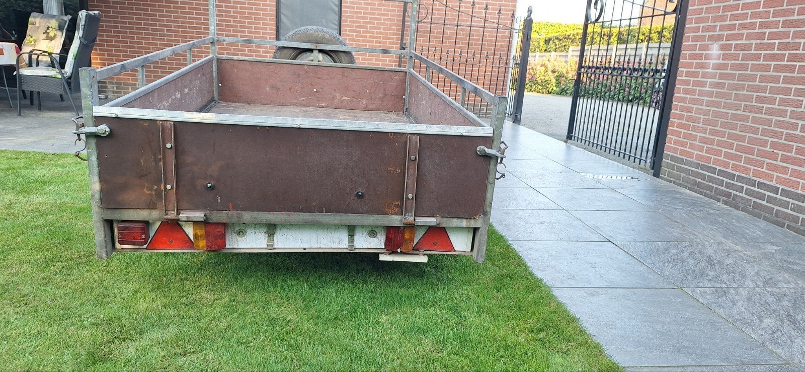 aanhangwagen, Ophalen, Gebruikt