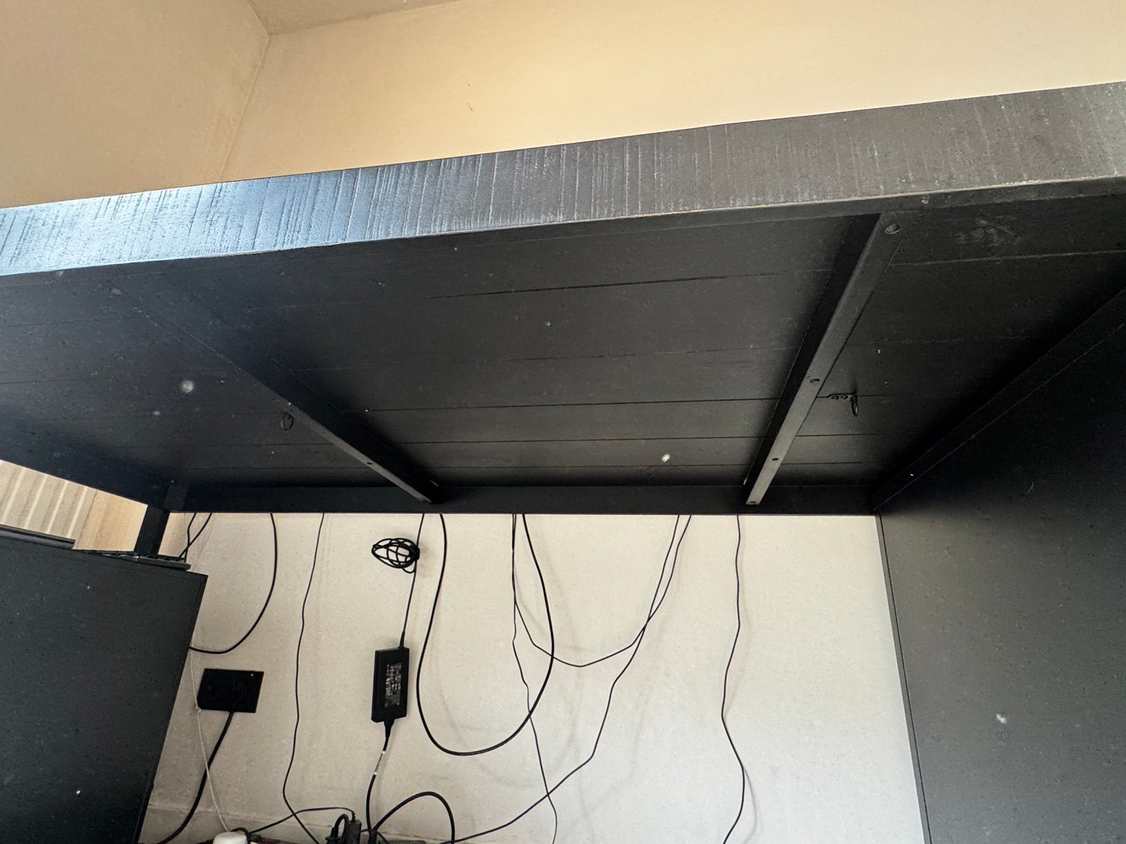 Industriële eettafel 220x90, Huis en Inrichting, Ophalen, 200 cm of meer, 50 tot 100 cm, Zo goed als nieuw
