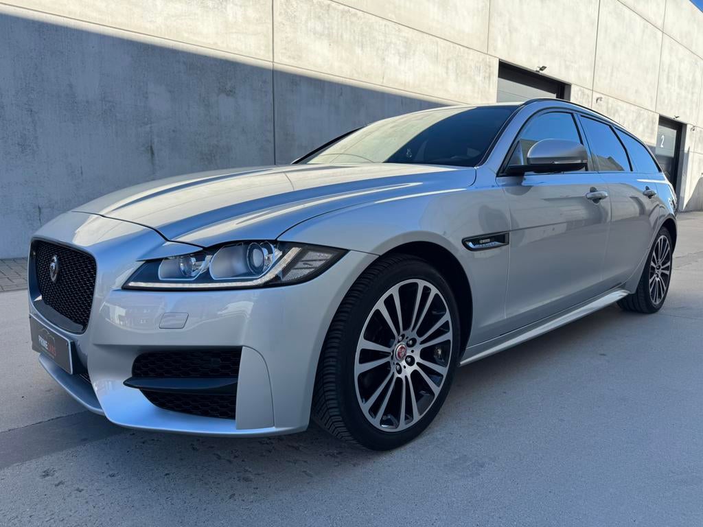 Jaguar XF 2.0d R-Sport Autom. *Garantie de 12 mois*, Autos, Jaguar, Cuir, Argent ou Gris, Euro 6, Entreprise