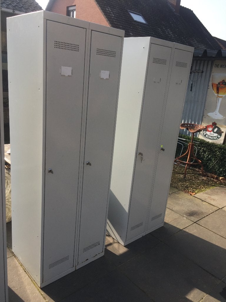 Stevige 2 - deurs locker - lockerkast - metalen kast, Ophalen, Gebruikt