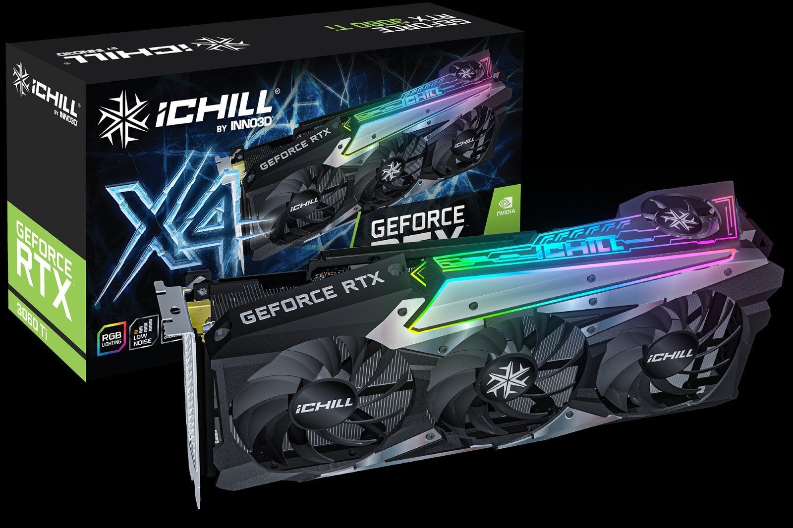 INNO3D ICHILL 4X RTX 3060 TI, Computers en Software, Videokaarten, Ophalen of Verzenden