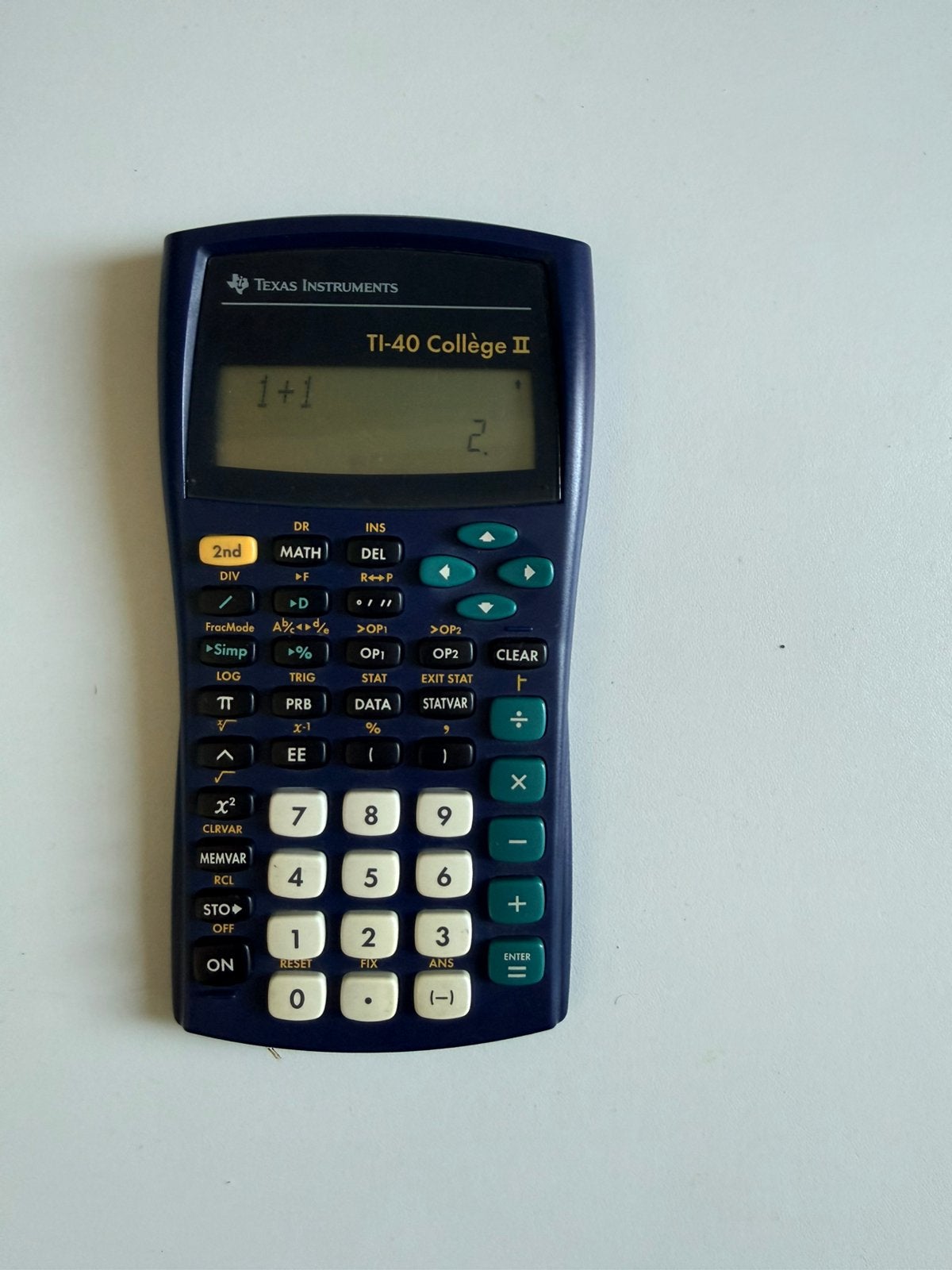 TI-40 College II – Wetenschappelijke rekenmachine, Ophalen of Verzenden, Zo goed als nieuw