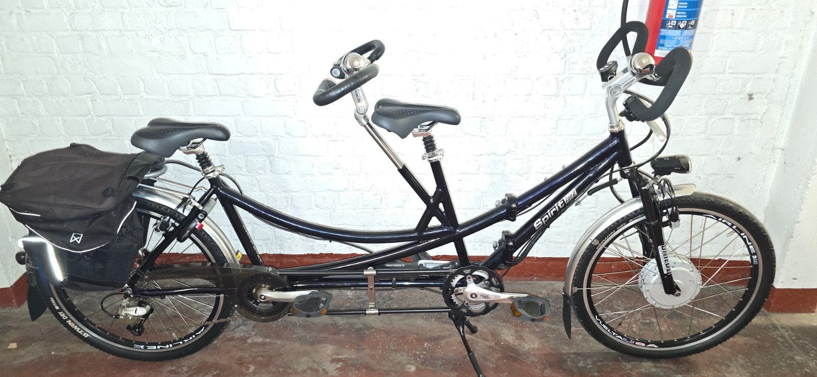 Vouwtandem spirit for 2, Ophalen, Minder dan 10 versnellingen, Opvouwbaar, Velgrem