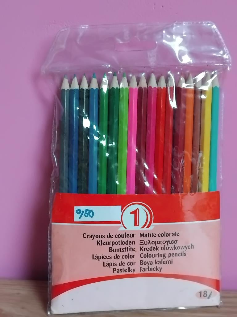 Pakket Kleurpotloden – 18 stuks (Nieuw), Diversen, Ophalen, Nieuw