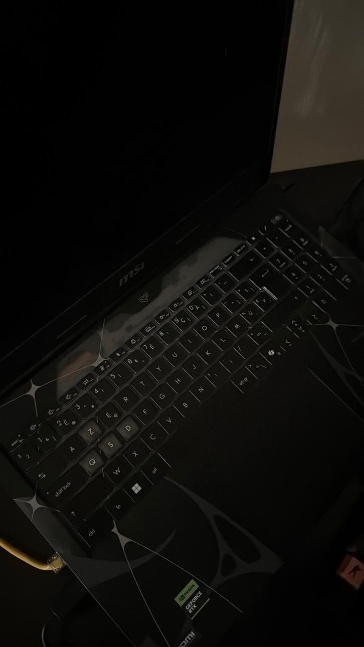Game Laptop msi 3 maand oud  0487534009, Informatique & Logiciels, Enlèvement, Comme neuf