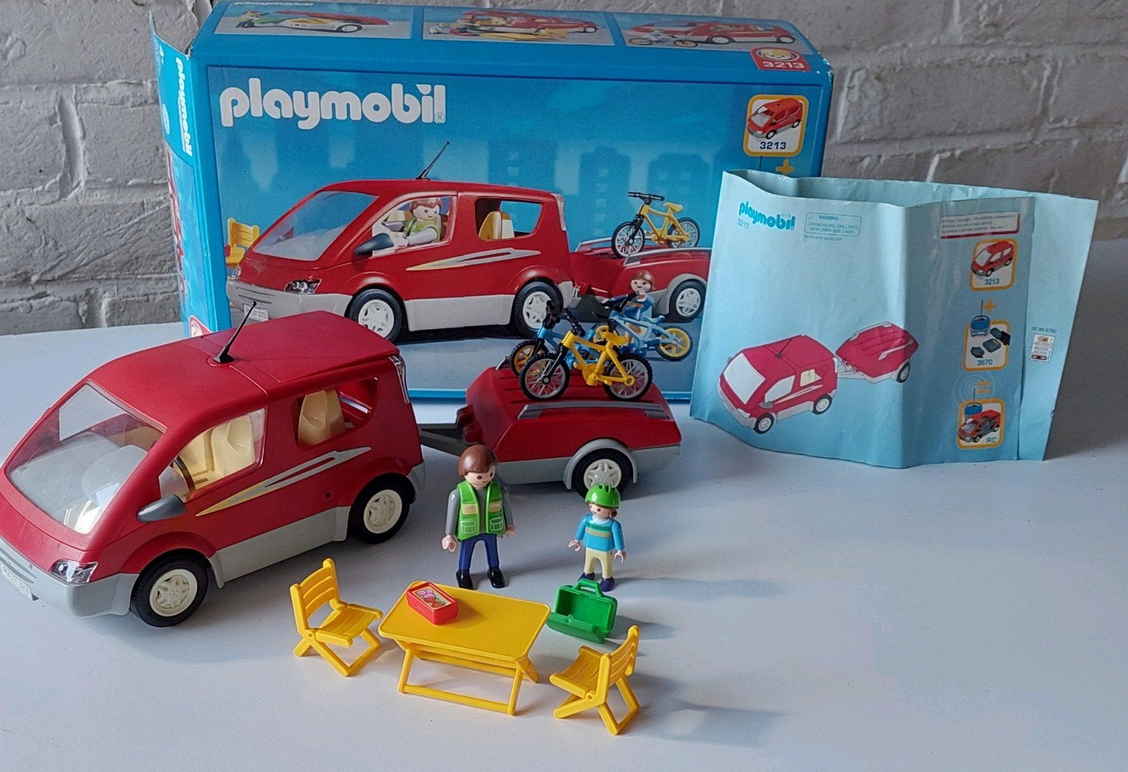 Playmobil 3213 monospace, Gebruikt, Complete set, Voertuig, Ophalen of Verzenden