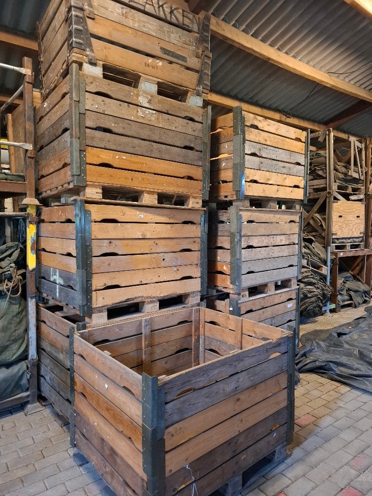 houten kisten pallet stapelbak palletranden, Ophalen