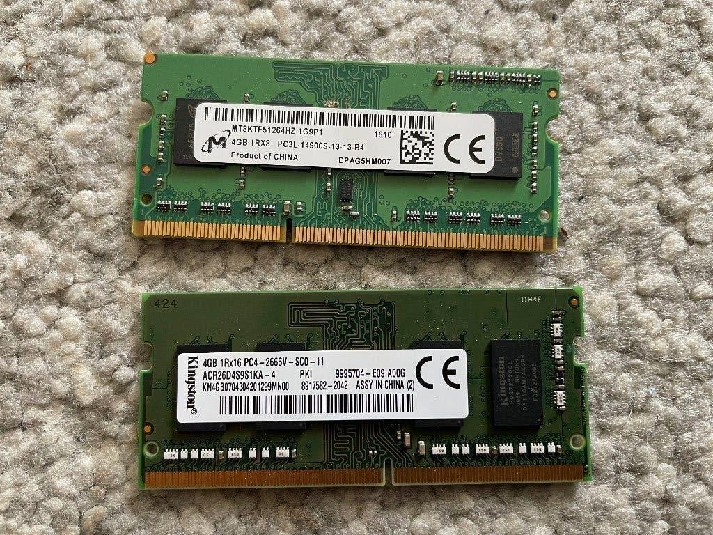 4 GB RAM DDR geheugen ( 2 stuks)., Computers en Software, Ophalen, Laptop, 4 GB, DDR