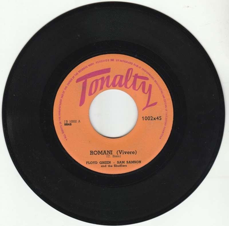 single Floyd Green & Sam Samson - Romani, Cd's en Dvd's, Vinyl Singles, 7 inch, Ophalen of Verzenden, Zo goed als nieuw, Pop