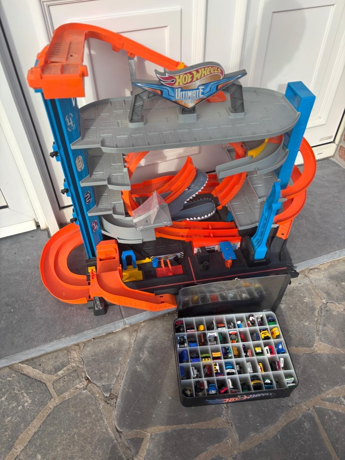 Garage Hotwheels avec ou sans voitures, Ophalen of Verzenden, Zo goed als nieuw, Hot Wheels, Met looping