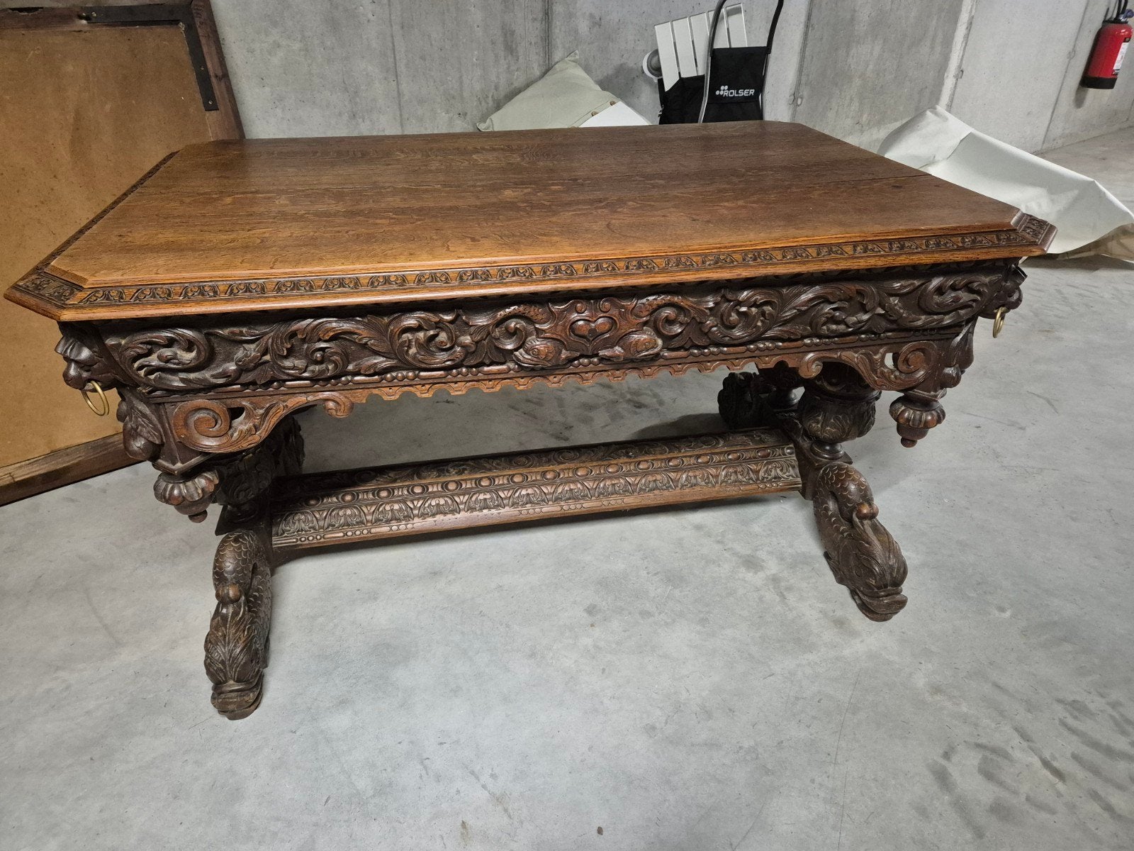 Antieke tafel en stoelen. Topstaat!, Enlèvement