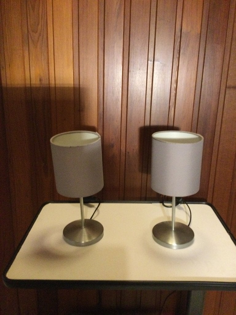 2 lampes de chevet en très bon état, 30 cm, Synthétique, Comme neuf, Enlèvement