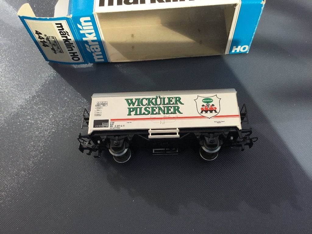 Wagon à bière Marklin H0 4422.A1 V4 Wicküler Pilsener, Enlèvement ou Envoi, Courant alternatif, Wagon, Comme neuf
