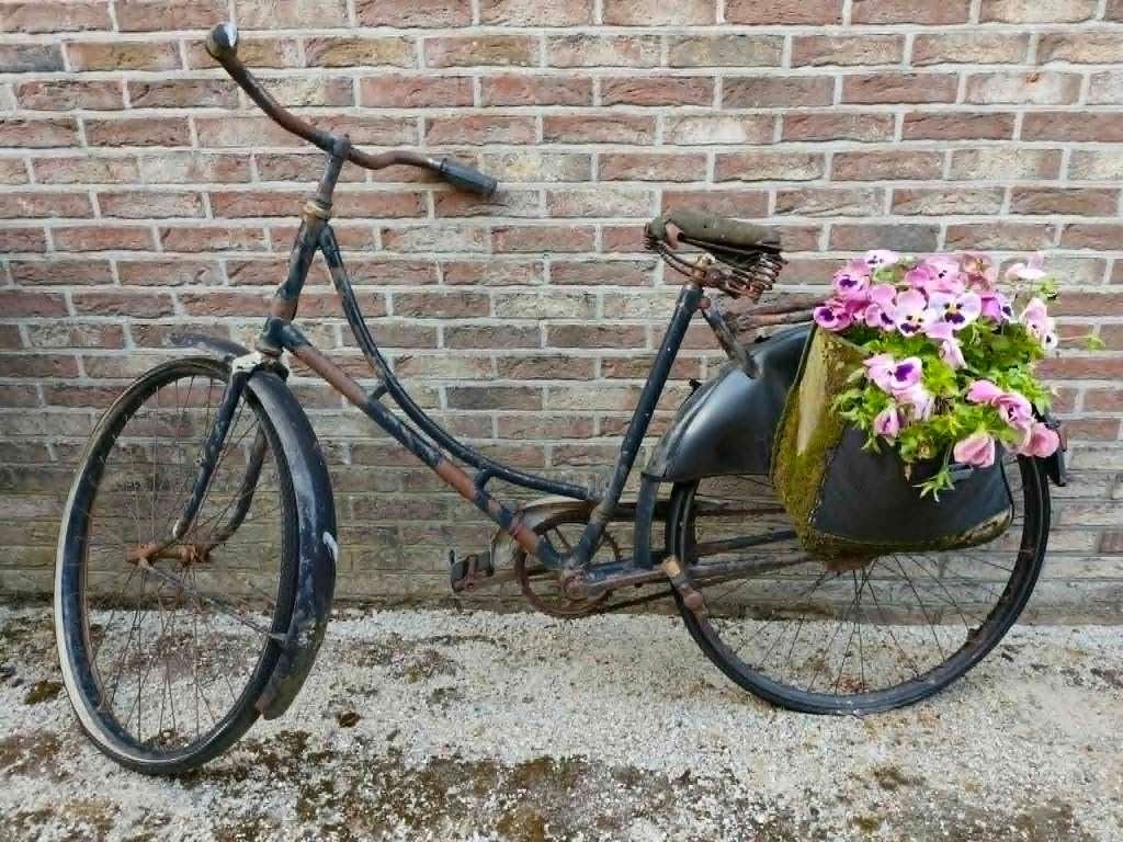 antieke dames fiets als decoratie, Enlèvement, Utilisé