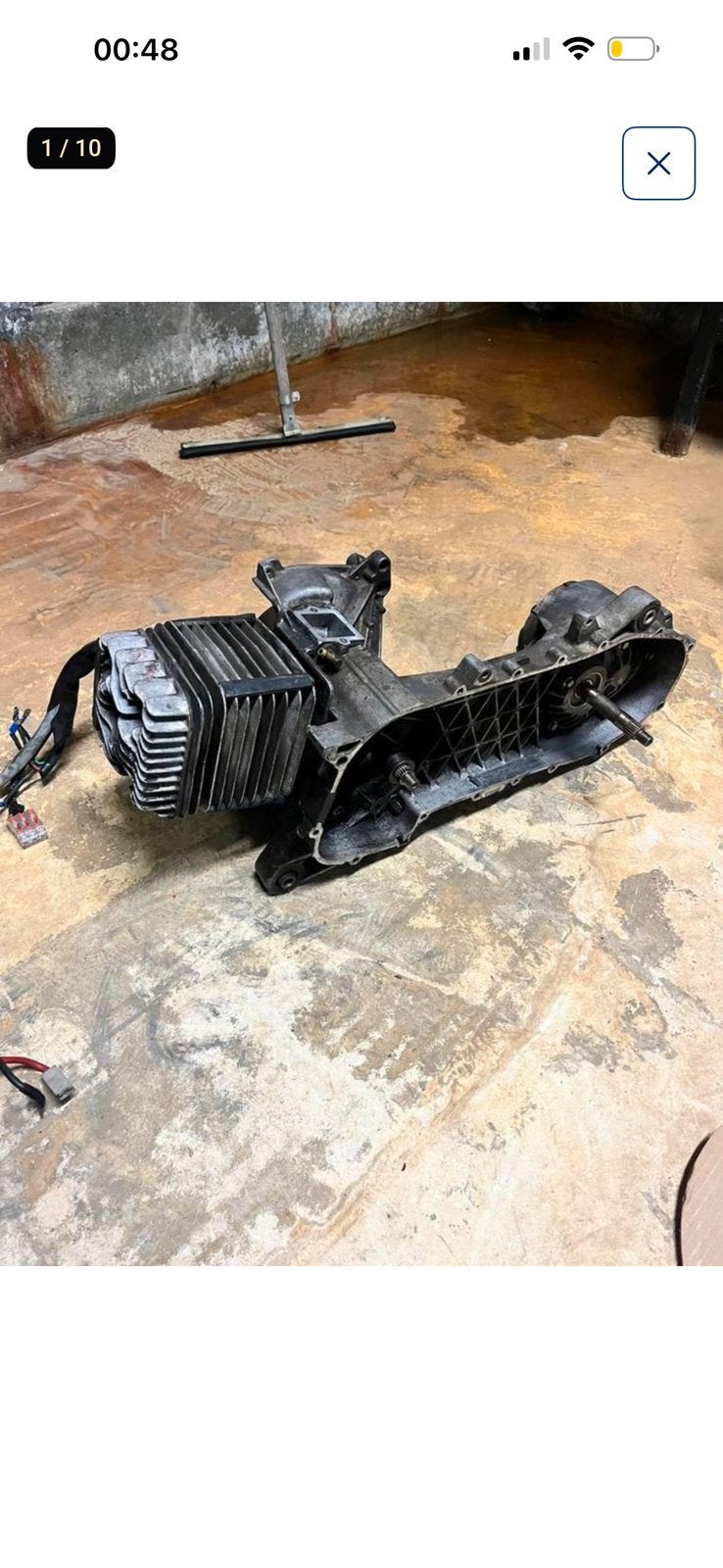 125cc blok En een Peugeot, Enlèvement
