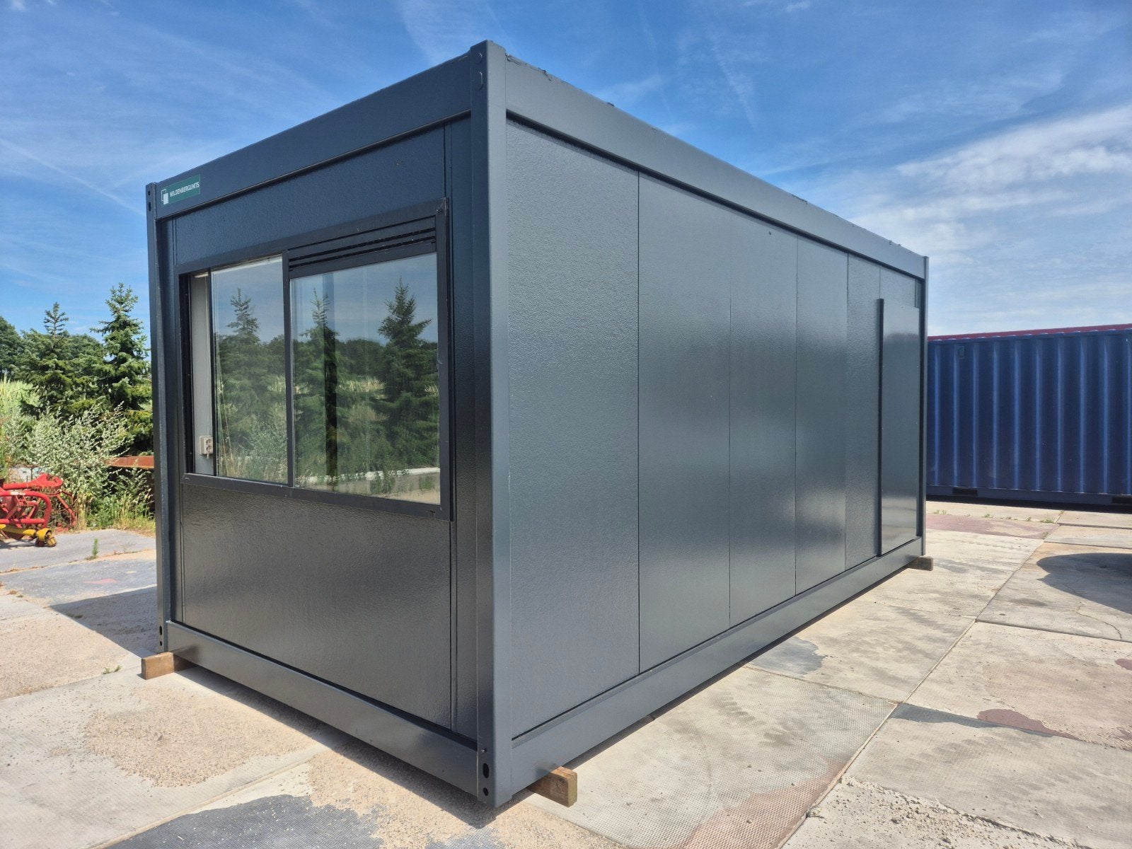 Kantoorunit woonunit container bouwkeet werf keet, Articles professionnels, Machines & Construction | Abris de chantier & Conteneurs
