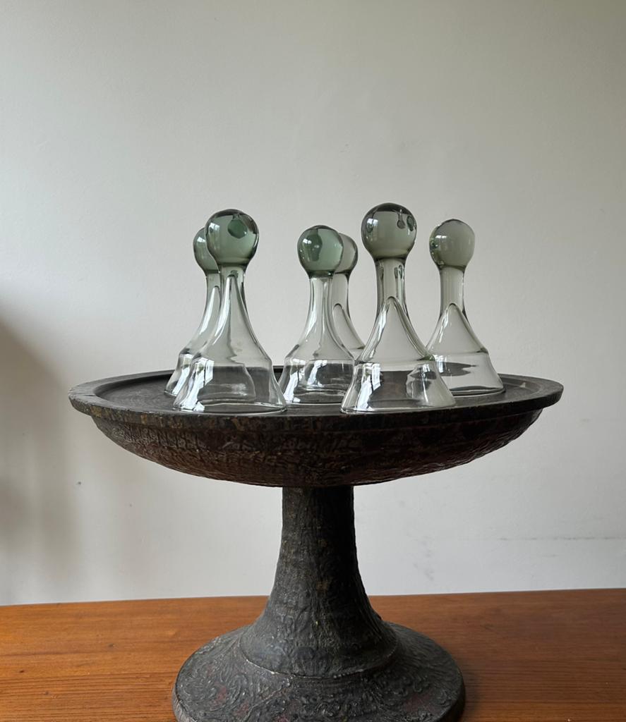 6 Beaux verres de Chai « Brioute »,dégustation,1960-70, Enlèvement ou Envoi, Comme neuf, Autres types