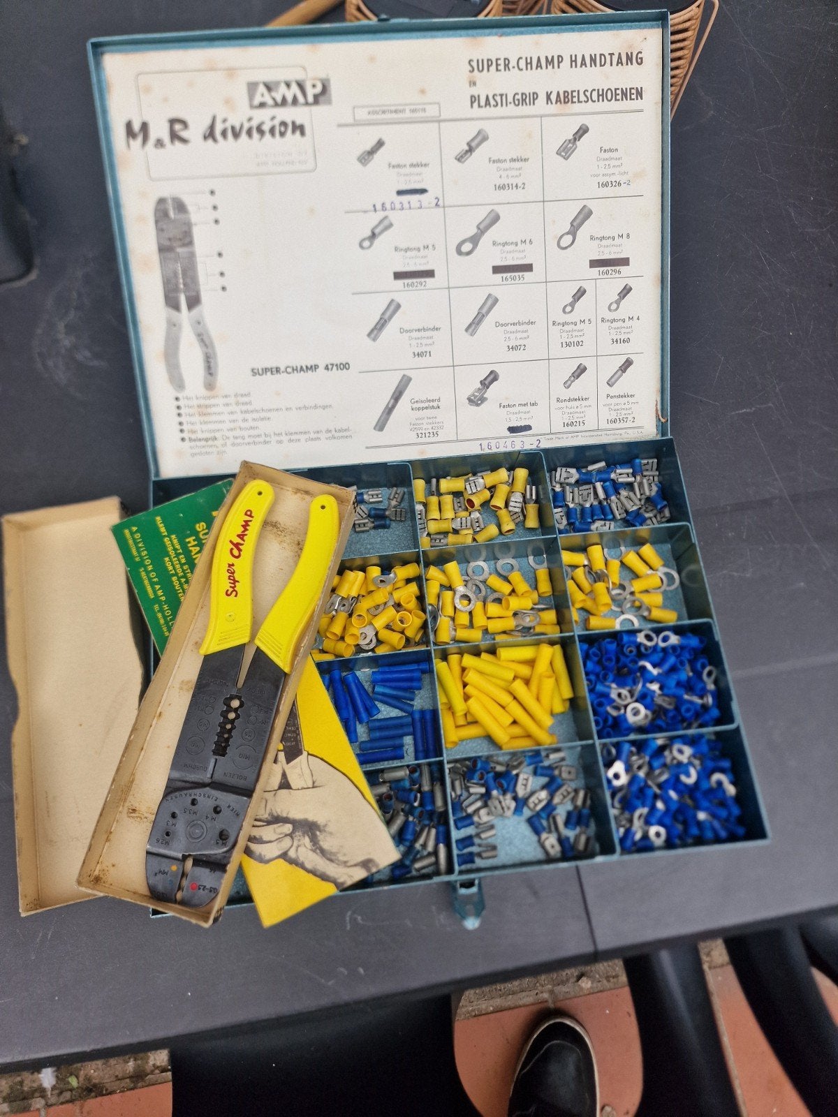 kabelschoen kit met tang, Enlèvement ou Envoi