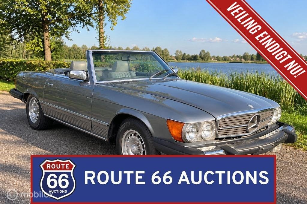 Mercedes-Benz 380 SL | 1982 | Route 66 Auctions, Autos, Achat, Entreprise, Boîte manuelle, Autre carrosserie
