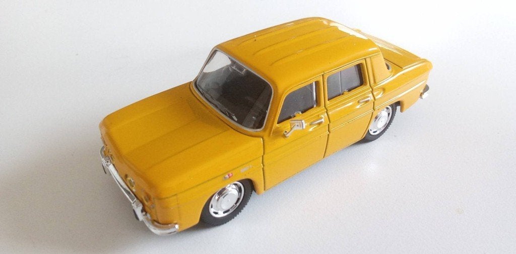 Renault 8 S (R8 S) 1969 gele miniatuurauto - Norev 1/43, Ophalen of Verzenden, Gebruikt, Auto, Norev