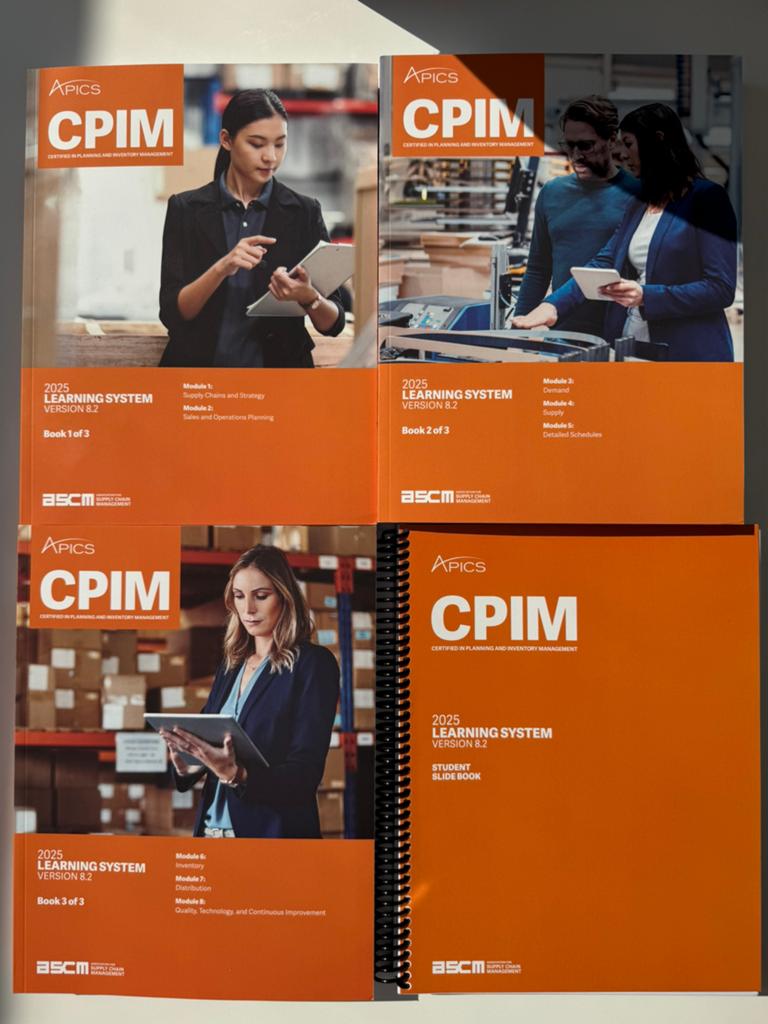 CPIM 2025 V8.2 APICS books and slides, Ophalen of Verzenden, Nieuw