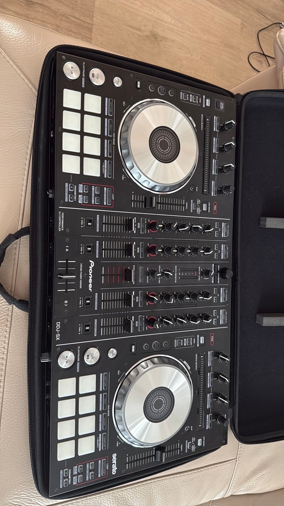 Étui Pioneer DDJ SX + Magma + haut-parleur Jamo, Enlèvement, Comme neuf, DJ-Set, Pioneer